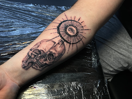 Explore day of dead tattoo ideas, creative tattoo ideas in Borger, available at KatLovo Tattoo