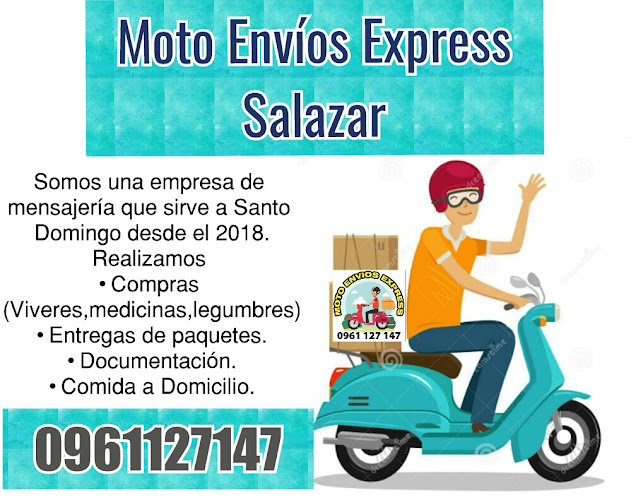 Empresa de mensajeria Moto Envios Express Salazar - Santo Domingo de los Colorados