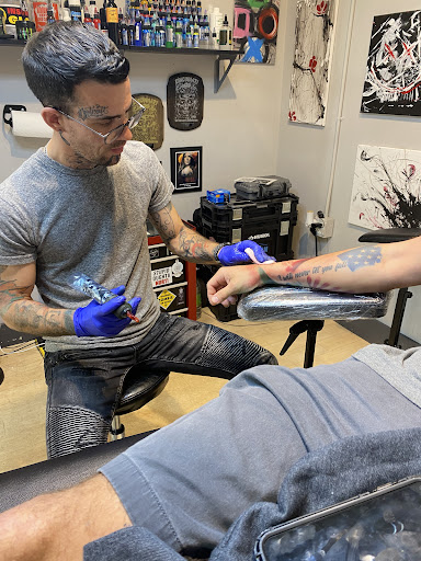 Explore 3 musketeers tattoo ideas, creative tattoo ideas in Fort Wayne, available at Grade A Tattoos and Body Piercing