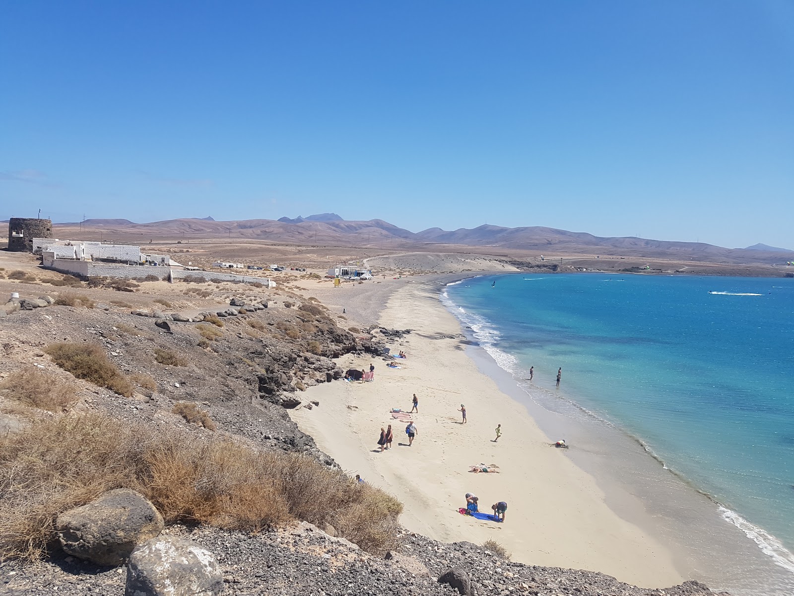 Photo de PlayaMatas Blancas avec sable clair avec caillou de surface