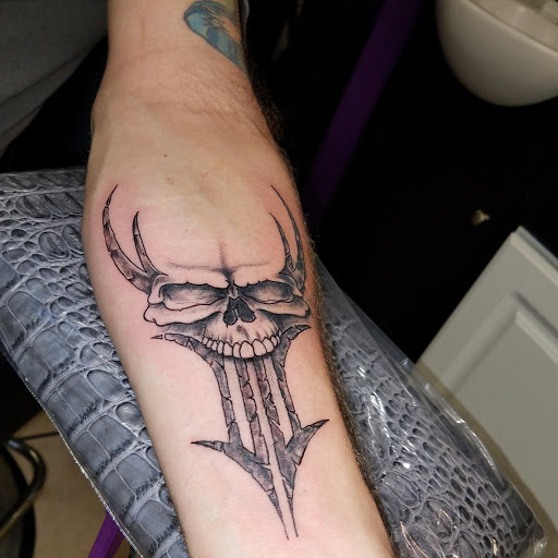 Explore 3 letter tattoo ideas, creative tattoo ideas in Bowling Green, available at The Mad Tatter, L.L.C.