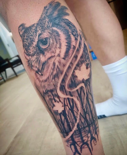 Explore ant tattoo ideas, creative tattoo ideas in Castle Rock, available at Studio 38 Tattoo and Gallery