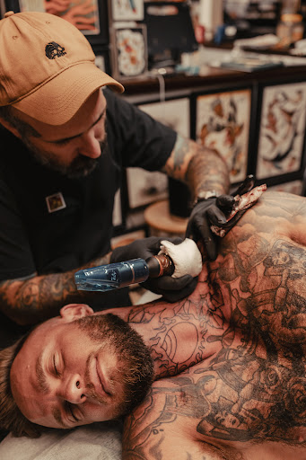 Explore cartoon tattoo ideas, creative tattoo ideas in Naples, available at Webbworks Tattoo Studio