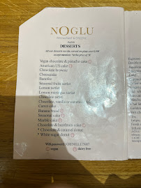 Noglu à Paris menu