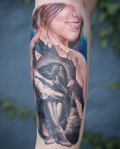 Explore small car tattoo ideas, creative tattoo ideas in Dayton, available at Aisle 9 Tattoo