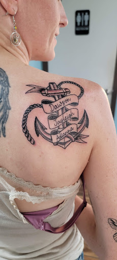 Explore toe ring tattoo ideas, creative tattoo ideas in Calhoun, available at A Sailors Grave Tattoo Parlor