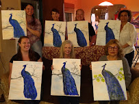 Wine down with Art public painting and school