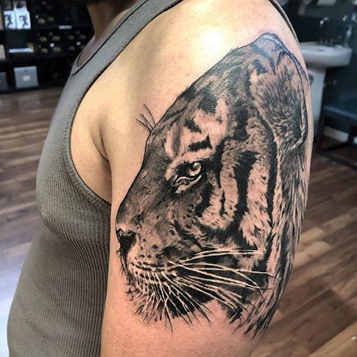 Explore tattoo ideas moon, creative tattoo ideas in Chicago, available at Dark Heart Tattoo Chicago