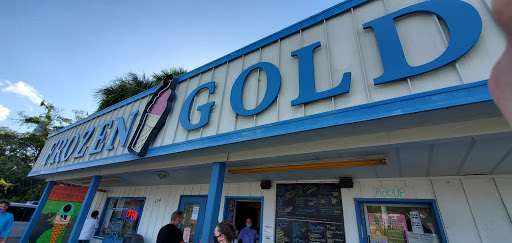 Ice Cream Shop «Frozen Gold Ice Cream Shoppe», reviews and photos, 104 Eddie Rd, New Smyrna Beach, FL 32168, USA