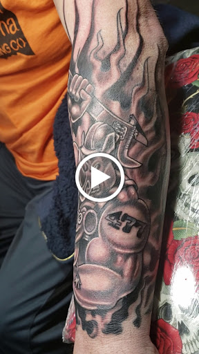 Explore name design tattoo ideas, creative tattoo ideas in Springfield, available at Outkast Tattoo Co