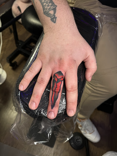 Explore father and daughter tattoo ideas, creative tattoo ideas in Englishtown, available at Battlefront Tattoo Company