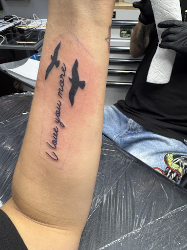 Explore hippy tattoo ideas, creative tattoo ideas in Fort Myers, available at Loyal 2 The Coil Tattoos & Piercings (Edison Mall Location Entrance F)