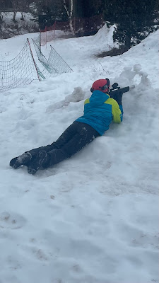 Ice Laser Game à Huez