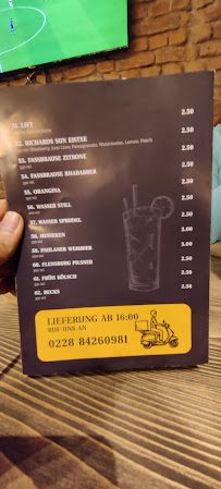 Mano's Burger à Bonn menu