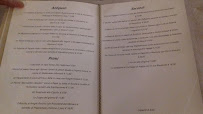 Menu / carte de Ristorante AceroRosso à Vodo di Cadore