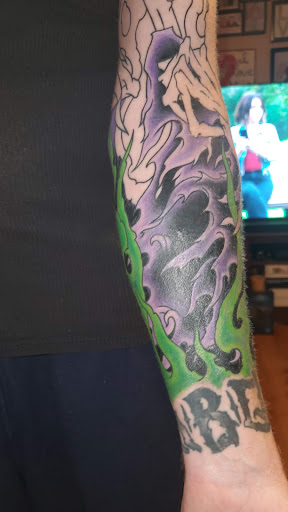 Explore crohns tattoo ideas, creative tattoo ideas in Delaware, available at Rose & Web Tattoo