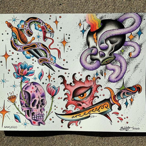 Explore forever young tattoo ideas, creative tattoo ideas in Boulder, available at Rising Tide Tattoo Emporium