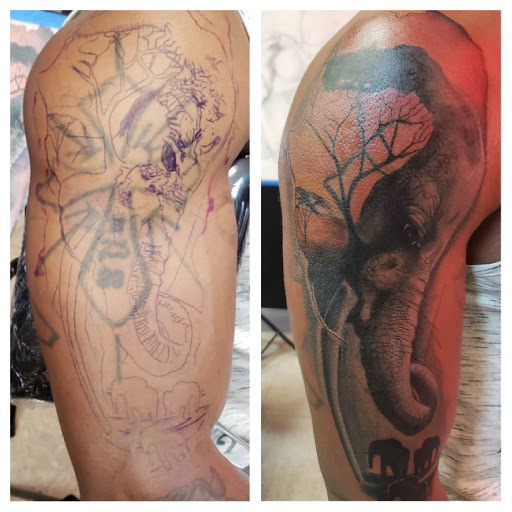 Explore thyroid cancer tattoo ideas, creative tattoo ideas in Plainfield, available at Dark Souls Ink 2