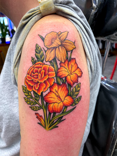 Find skull tattoo ideas for females for your next unique tattoo in Enid at Culture Tattoo