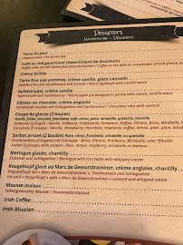 Le Comptoir de Georges à Colmar menu