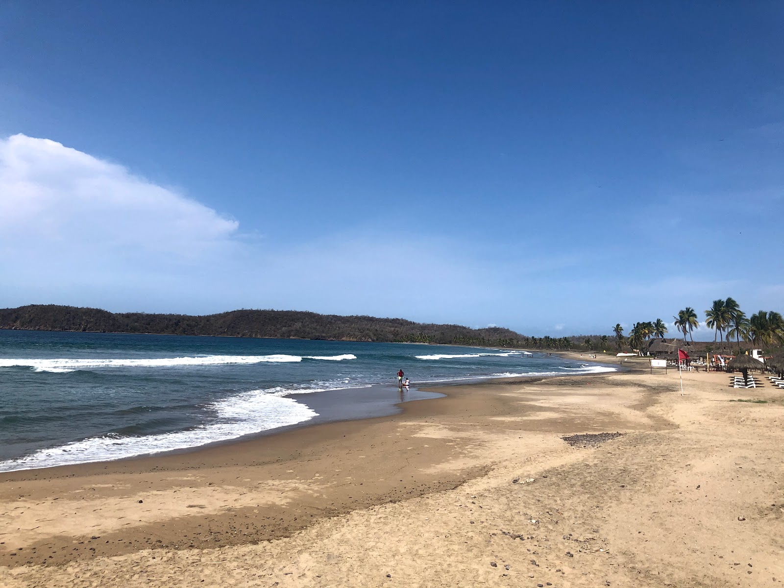 Photo de Boca De Iguanas II avec sable brun de surface