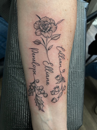 Explore k tattoo ideas, creative tattoo ideas in Mount Clemens, available at Hand & Heart Tattoo