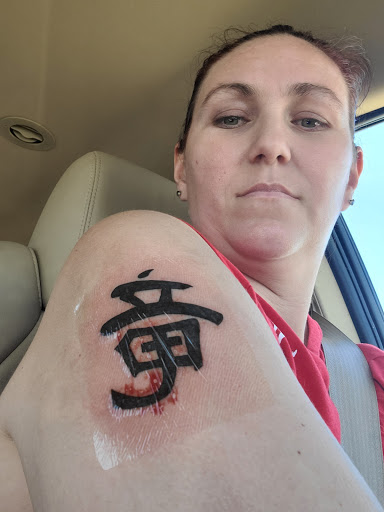 Explore to the moon and back tattoo ideas, creative tattoo ideas in Granbury, available at Luckys 13 Tattoo Shop