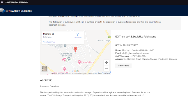 Opinii despre EG Transport & Logistics Tembisa în Thembisa - Shipping and mailing service