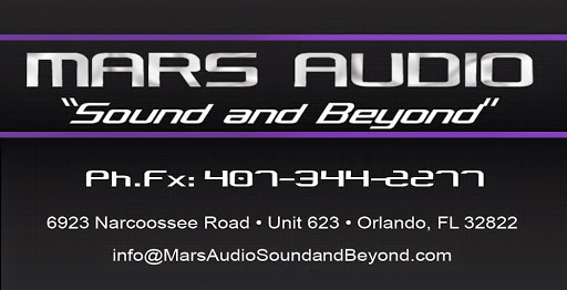 Car Stereo Store «MARS AUDIO», reviews and photos, 6923 Narcoossee Rd Unit 623, Orlando, FL 32822, USA