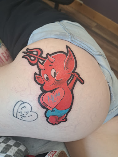 Explore bluebird tattoo ideas, creative tattoo ideas in Idaho Falls, available at La Belladonna Tattoo Parlor
