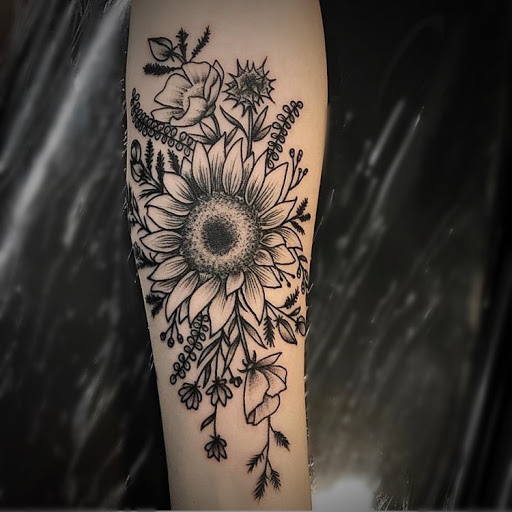 Explore music tattoo ideas for females, creative tattoo ideas in Twentynine Palms, available at Hilltop Tattoo Company