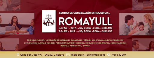 Centro de Conciliación Extrajudicial Romayull - Chiclayo