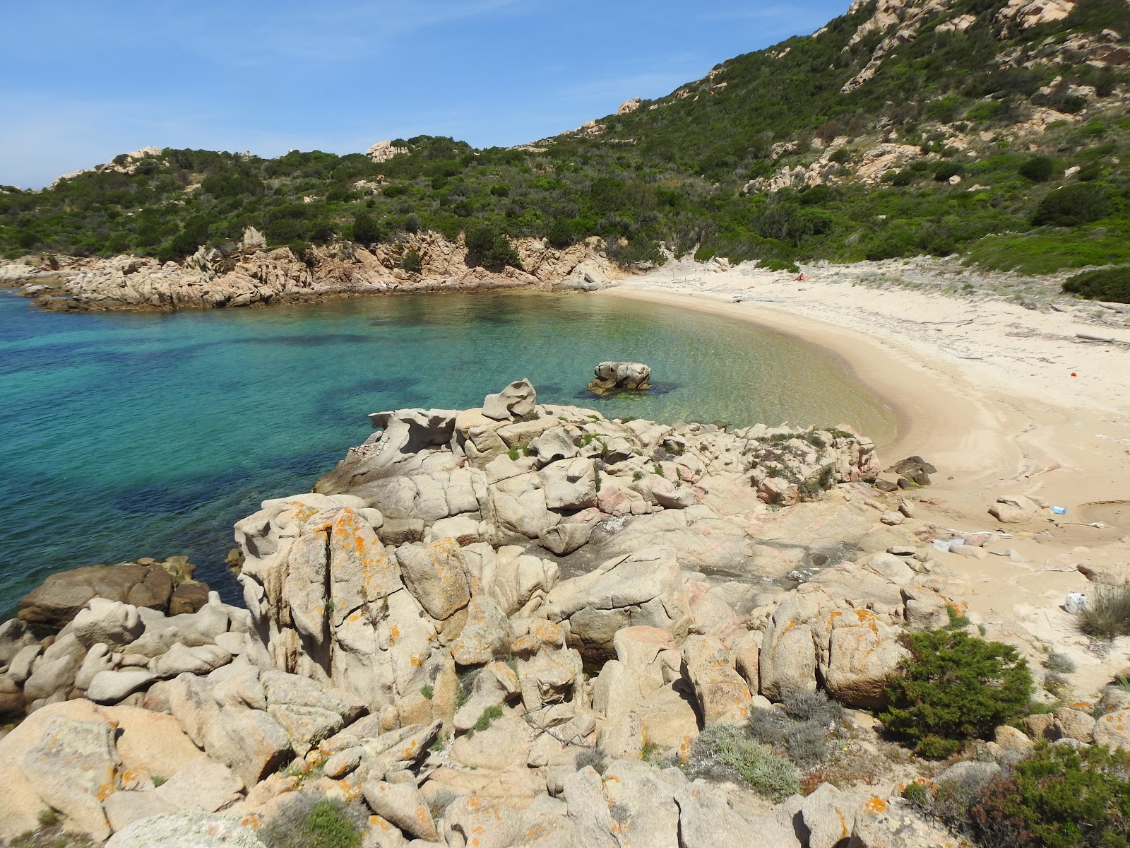 Fotografija Cala D'alga beach z majhni več zalivi