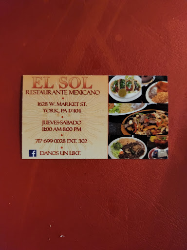 Grocery Store «El Sol Mexicana Store», reviews and photos, 1628 W Market St, York, PA 17404, USA