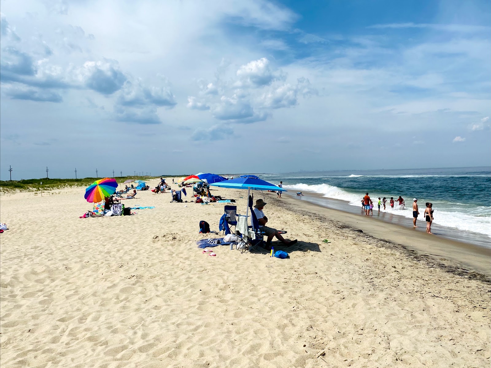 Foto van Sandy Hook Beach met helder zand oppervlakte