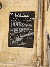 Restaurant Marcel Apéro Bistro à Rouen (le menu)