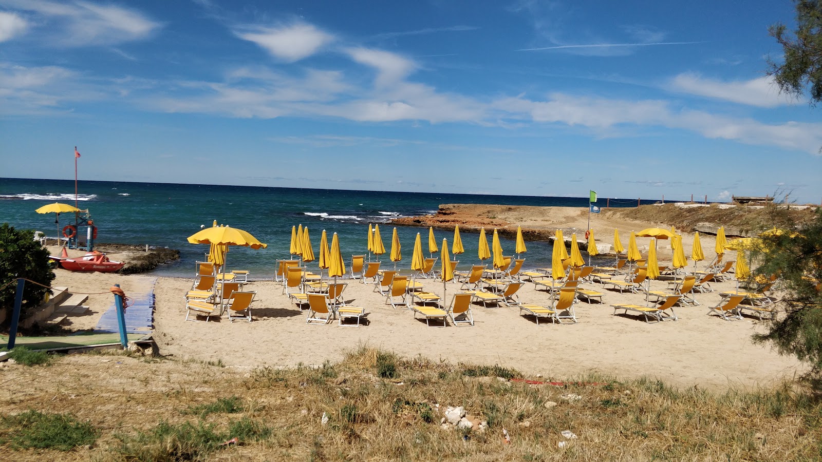 Foto de Plaia Spiaggia com areia brilhante superfície