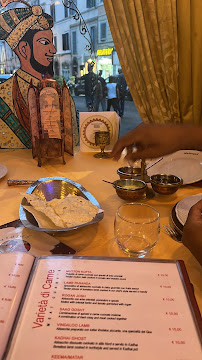 Maharajah à Rome menu