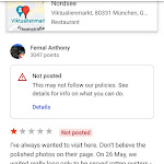 Photo n°6 de l'avis de Fernal.n fait le 28/05/2023 à 04:37 sur le  Nordsee à Munich