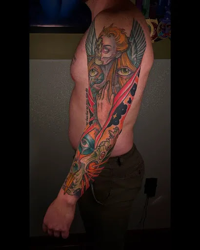 Explore garter tattoo ideas, creative tattoo ideas in Kent, available at Defiance Tattoos