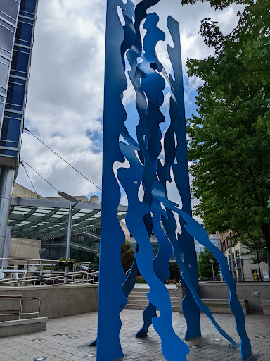 Steel Water Sculpture