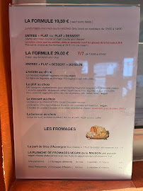 Restaurant végétarien Le Grenier de Notre Dame à Paris (la carte)