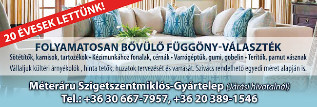 Méteráru Lakástextil