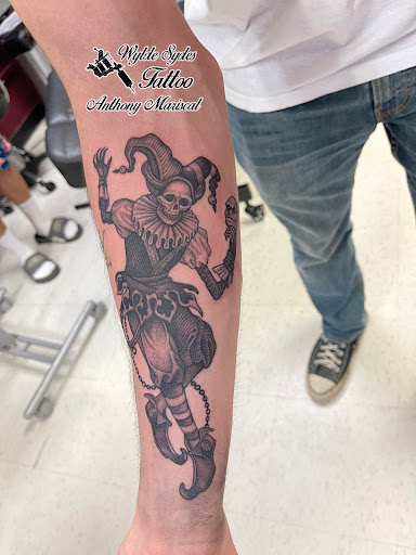 Explore fishing tattoo ideas for females, creative tattoo ideas in San Diego, available at Wylde Sydes Tattoo & Body Piercing