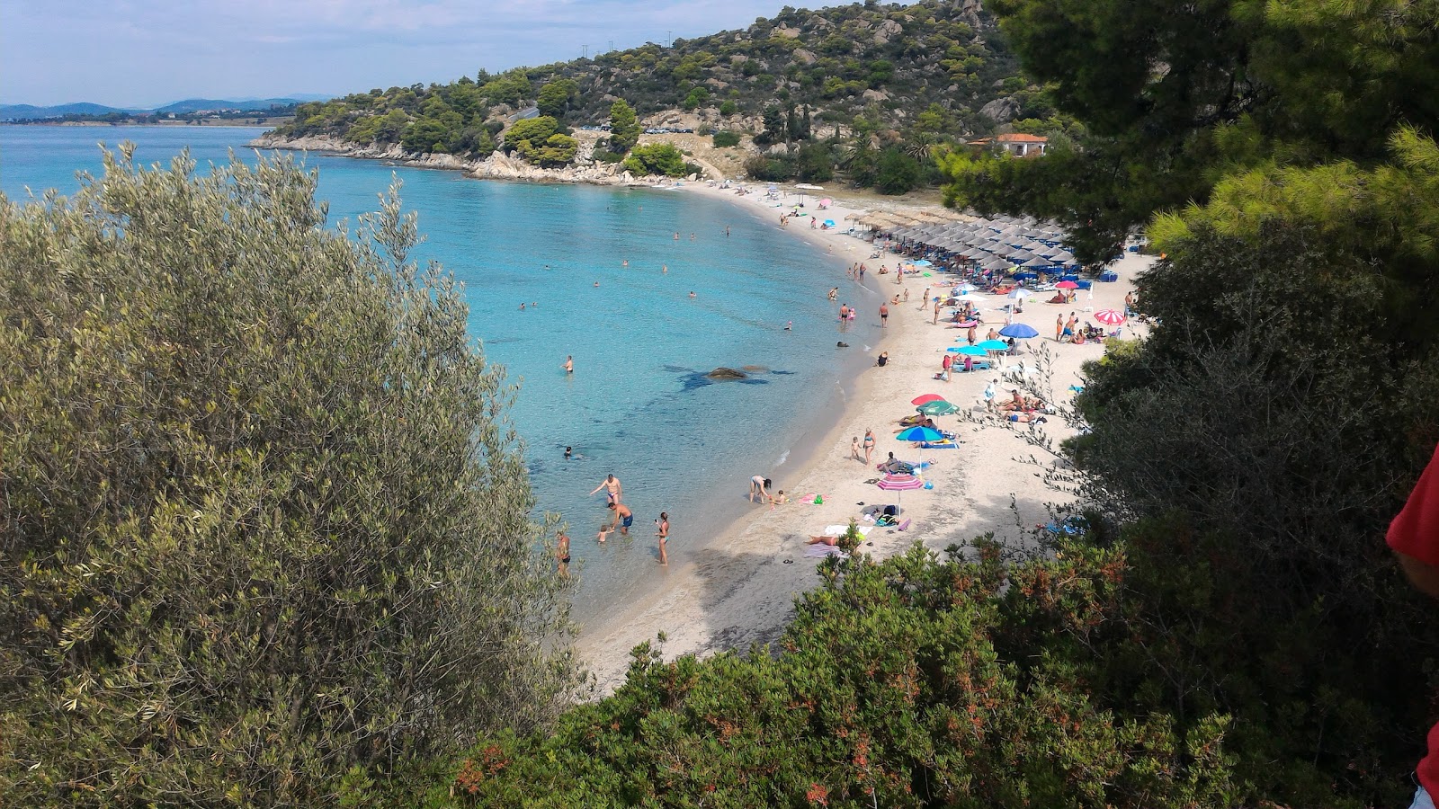 Foto av Koviou beach med rymlig strand