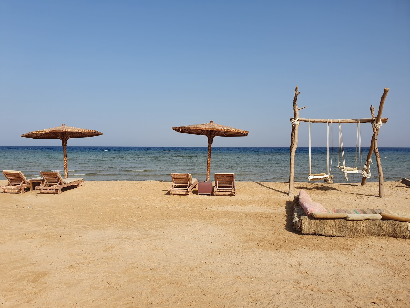 Foto van Nuweiba beach met lange baai