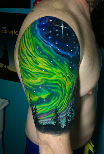 Explore vintage halloween tattoo ideas, creative tattoo ideas in Hopkinsville, available at Regeneration Tattoo Gallery