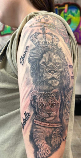 Explore mk tattoo ideas, creative tattoo ideas in Portsmouth, available at GREGS TATTOOS LLC