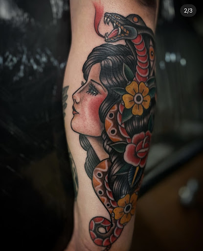 Explore bulldog tattoo ideas, creative tattoo ideas in El Paso, available at American Tattoo Society of Ft Bliss