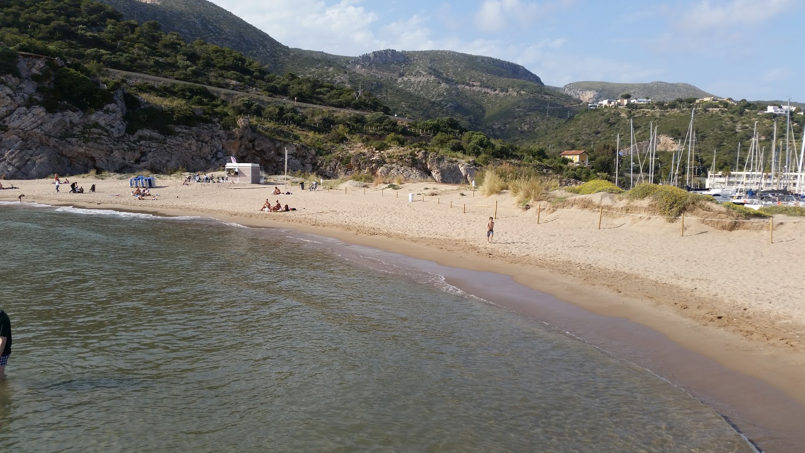 Photo of Platja Port Ginesta with green water surface